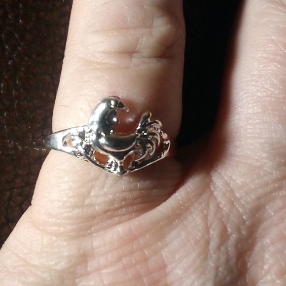 Sterling Silver Rooster Rings - Size 6 - Picture 3 of 7